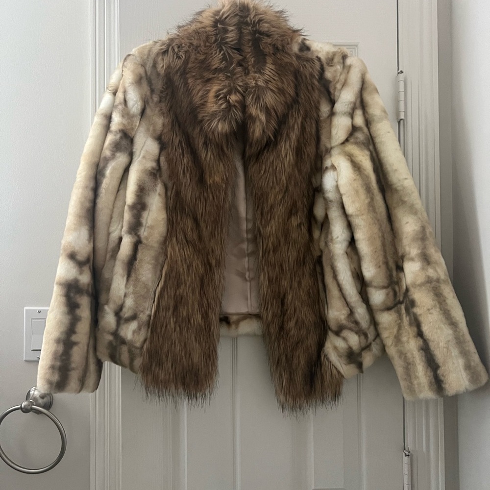 Faux fur jacket